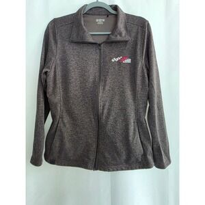 Ogio Joe Gibbs Racing Jacket‎ Full Zip NASCAR Brown Heather Mens